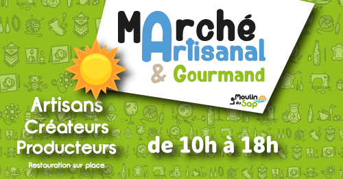 Marché artisanal et gourmand -Dimanche 21 juillet 2024